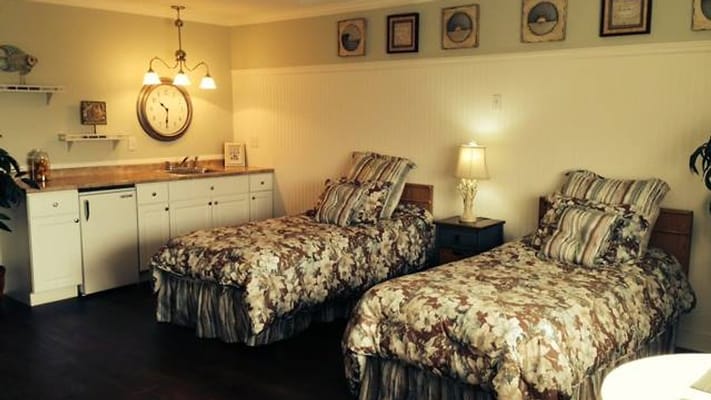 Bright and cozy resident room with two beds