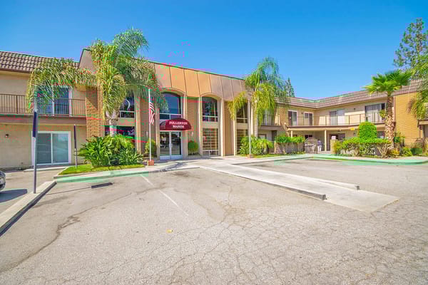 Exterior view of Fullerton Villa nursing home