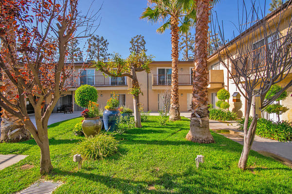 Beautiful outdoor space with well-maintained gardens