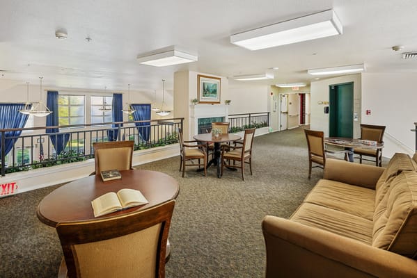 Interior common area with seating and decor