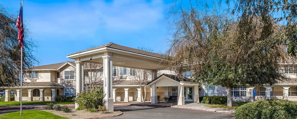 Exterior view of Marbella Visalia with landscaping