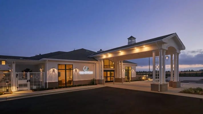 Front exterior view of The Seville of San Clemente