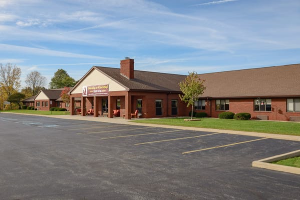 Exterior view of the Life Care Center of Valparaiso facility