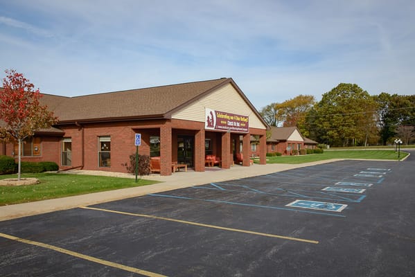 Exterior view of the Life Care Center of Valparaiso