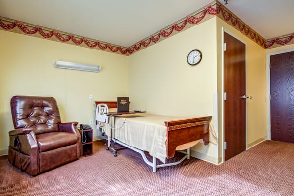 Interior of a comfortable resident room