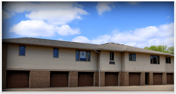 Exterior view of the Parkside Homes building