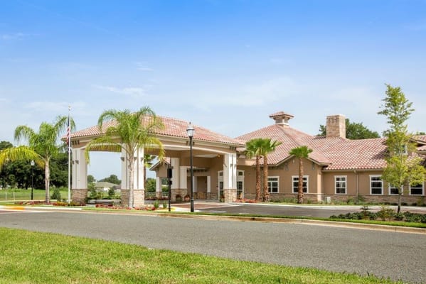 Exterior view of Mission Oaks Assisted Living facility
