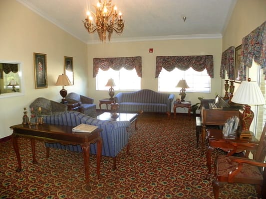 Interior common area with seating and decor