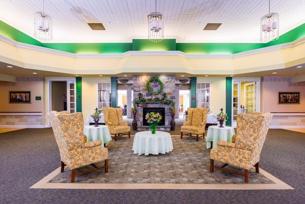 Cozy common area with seating and decor