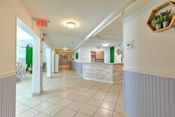 Interior common area with seating and decor