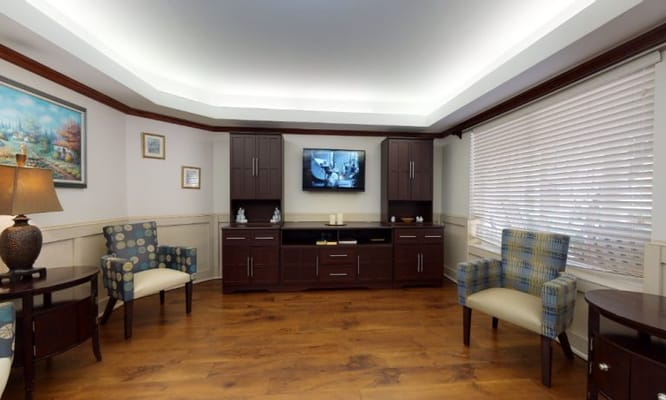 Interior common area with comfortable seating