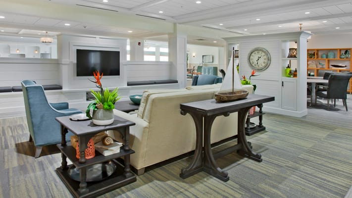 Interior common area with seating and decor