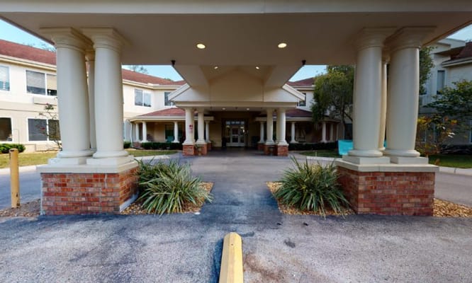 Entrance to The Springs Lady Lake Assisted Living Facility