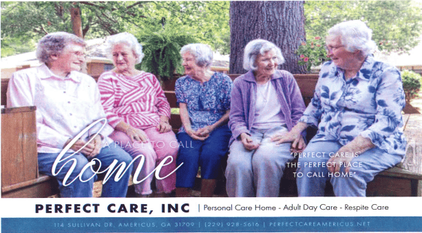Residents enjoying each other's company outdoors