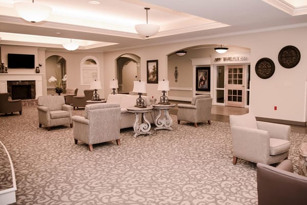 Interior common area with seating and decor