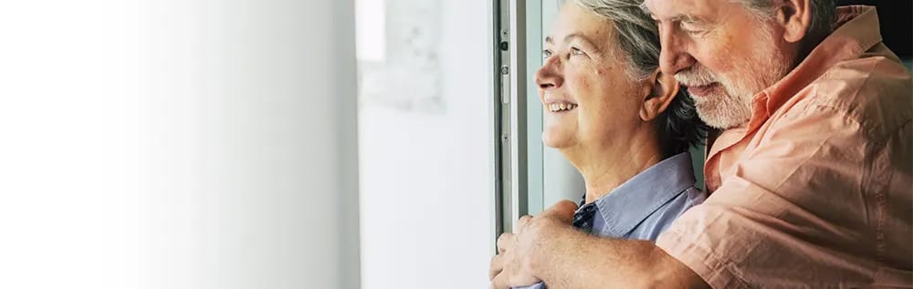 Happy senior couple enjoying time together