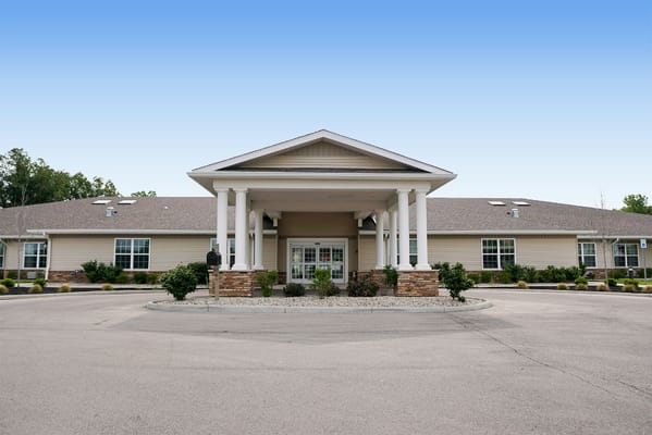 Exterior view of Lincolnshire Place with entrance