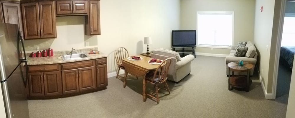 Cozy interior of a resident's living space