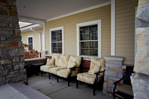 Comfortable seating in a common area