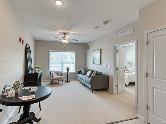 Cozy interior of a resident living space