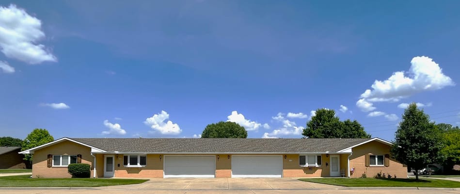 Exterior view of a senior living facility
