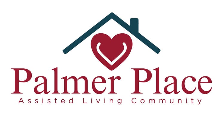 Palmer Place logo with heart and house icon