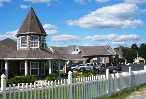 Exterior view of Trinity Station Retirement Community