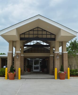 Exterior view of Zachary Manor entrance