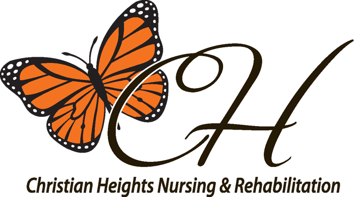 Facility logo featuring a butterfly and initials.
