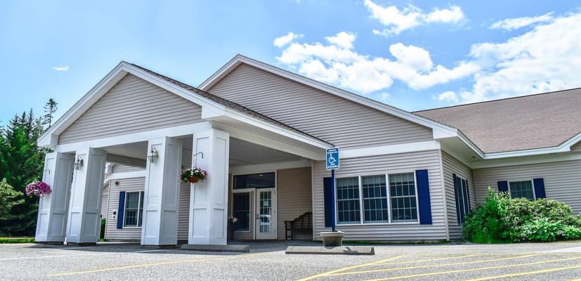 Exterior view of Bella Point Bridgton entrance