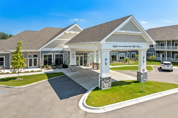 Entrance of Meadow Valley assisted living facility