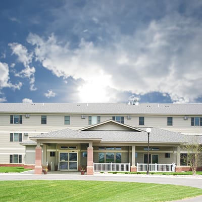 Facade of the Good Shepherd Assisted Living facility