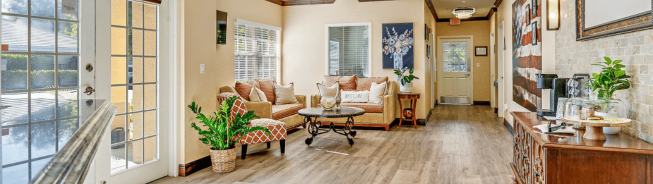 Interior common area with comfortable seating