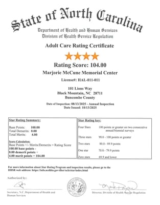 Marjorie McCune Memorial Center