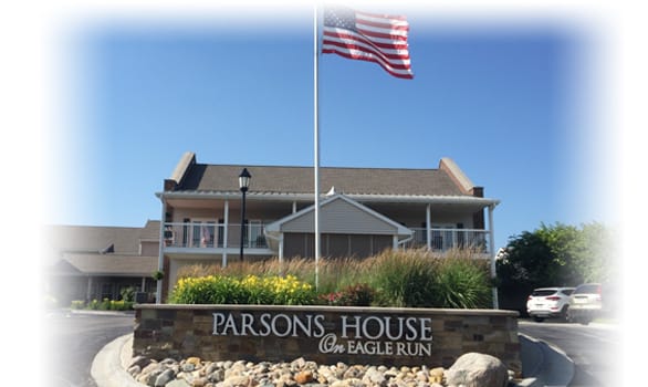 Exterior view of Parsons House assisted living facility