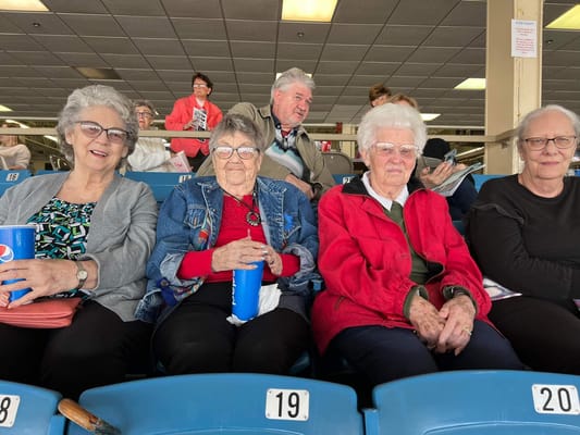 Group of residents enjoying a day at the event