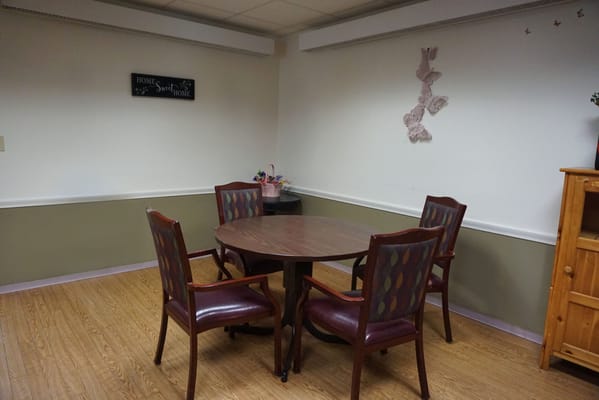 Interior common area with seating and decor