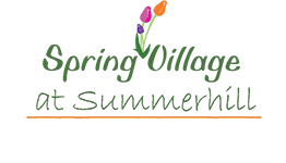 Colorful logo for Spring Village at Summerhill