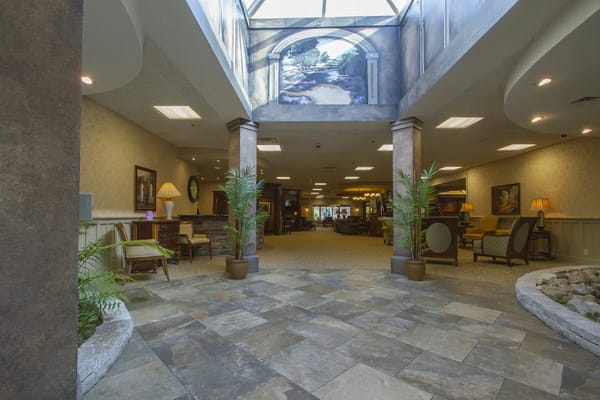 Interior view of a welcoming lobby area