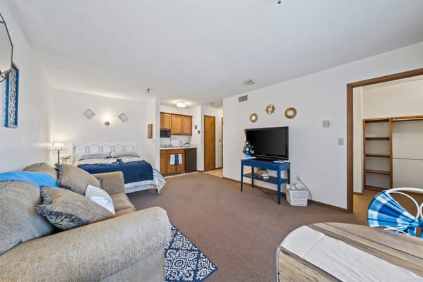 Cozy apartment interior for senior living