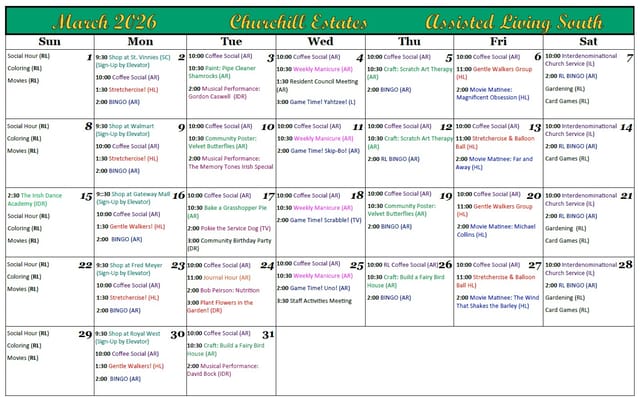 Churchill Retirement Assisted Living