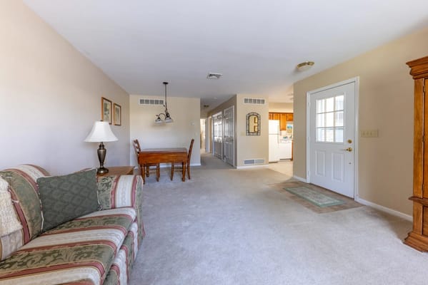 Interior view of a spacious common area