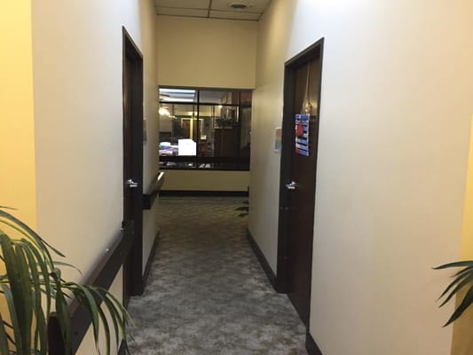 Hallway in a senior care facility