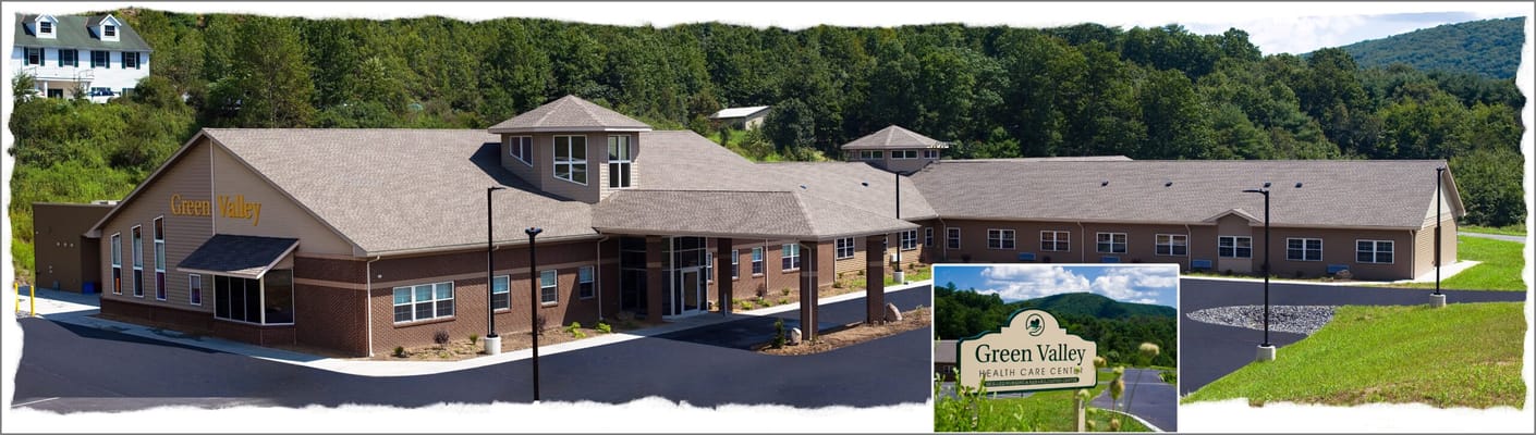 Exterior view of Green Valley health care center