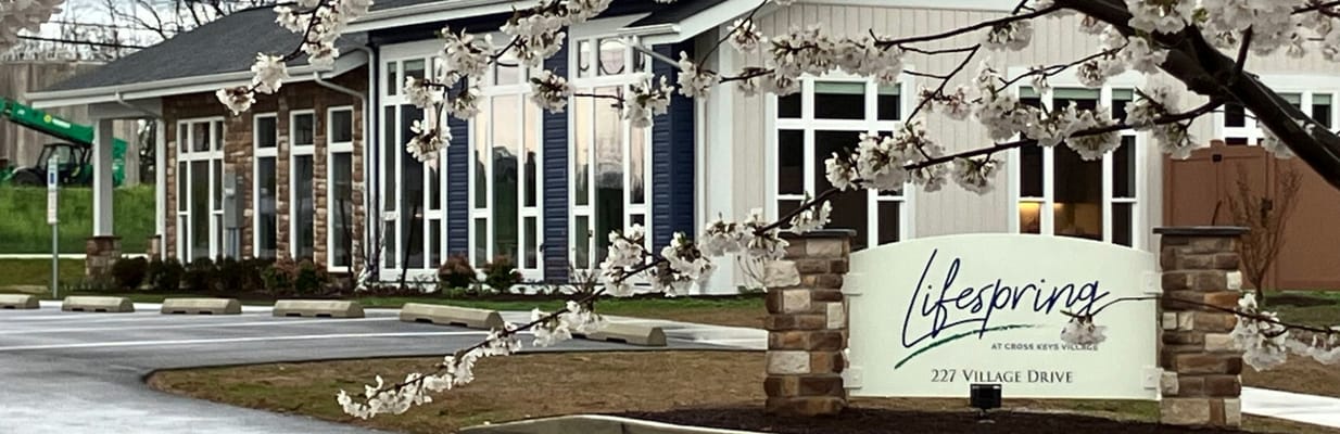 Building exterior of Lifespring at Cross Keys Village