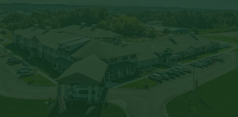 Aerial view of Avail at Cleveland assisted living facility