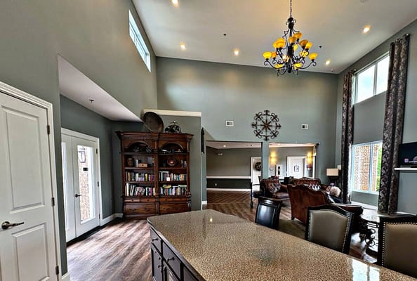 Interior common area with seating and decor