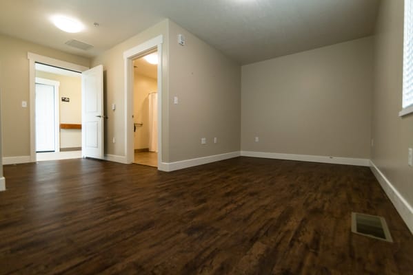 A spacious interior room in the facility