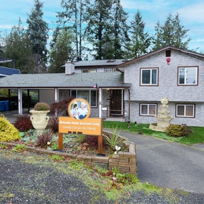Exterior view of Welcome Home Assisted Living facility