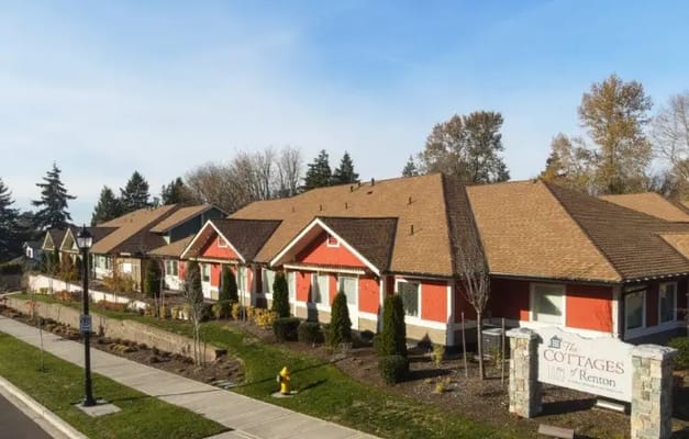 Exterior view of The Cottages of Renton facility